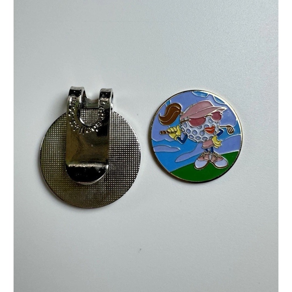 Be The Ball 4 U Magnetic Golf Ball Marker And Hat Clip-Teena Be The Ball Charact